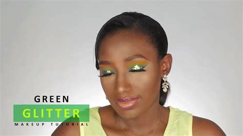 Green Glitter Makeup Tutorial Corietips Youtube