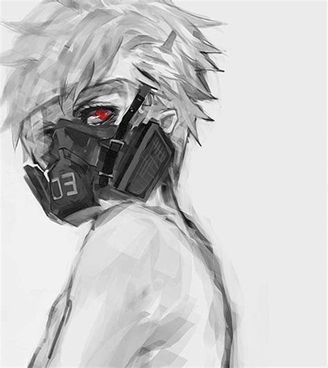 Pin By Oum ¥ On Anime Gas Mask Tokyo Ghoul Dark Anime Anime Boy