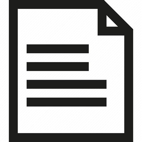 Text Document Word File Icon Download On Iconfinder