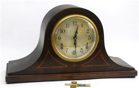 Seth Thomas Tambour Mantle Clock 8 Day Pendulum Movement No 89 In A