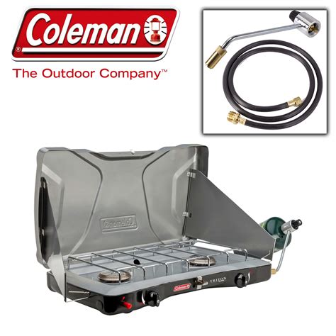 Coleman Triton Instastart 2 Double Burner Stove Gas Lpg Cooking Camp Camping New Ebay