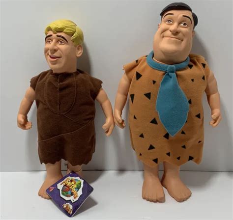 1993 Universal Studios Fred Flintstone And Barney Rubble Dakin Figures