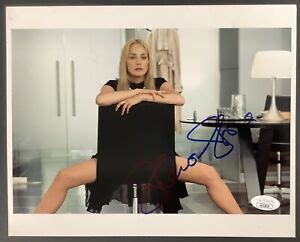 Sharon Stone Signed Photo X Autograph Sexy Actress Basic Instinct Chair Jsa Ebay