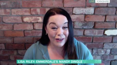 Emmerdales Lisa Riley Shed A Staggering 12 Stone With Some Life