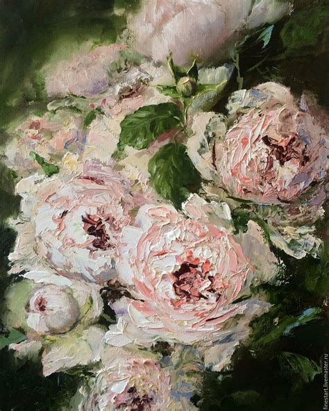 Collection by rhonda freitag • last updated 2 days ago. Oil painting of Roses impressionism flowers - купить на ...