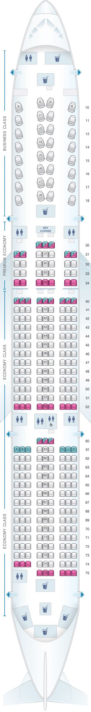 Lufthansa Seat Map A350 900 Elcho Table