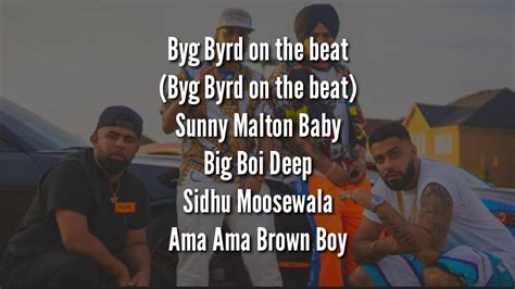 Homicide Lyrics Big Boi Deep Ft Sidhu Moose Wala Sunny Malton