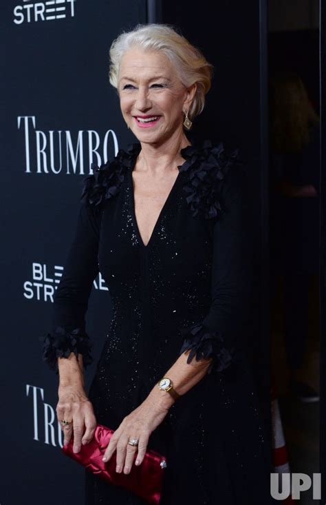 Photo Helen Mirren Attends The Trumbo Premiere In Beverly Hills