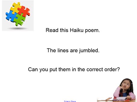 Ks2 English Haiku Poems Lesson 3 Teaching Resources