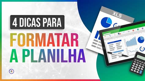 Dicas Para Formatar Uma Planilha No Excel YouTube