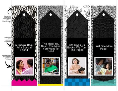 Blank Bookmark Template Design