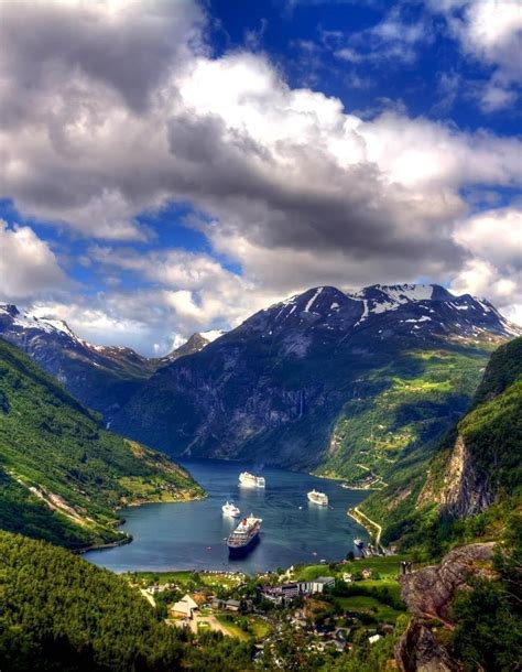 End Of The Famous Geiranger Fjord Norway Travel Guide Lofoten Fjord