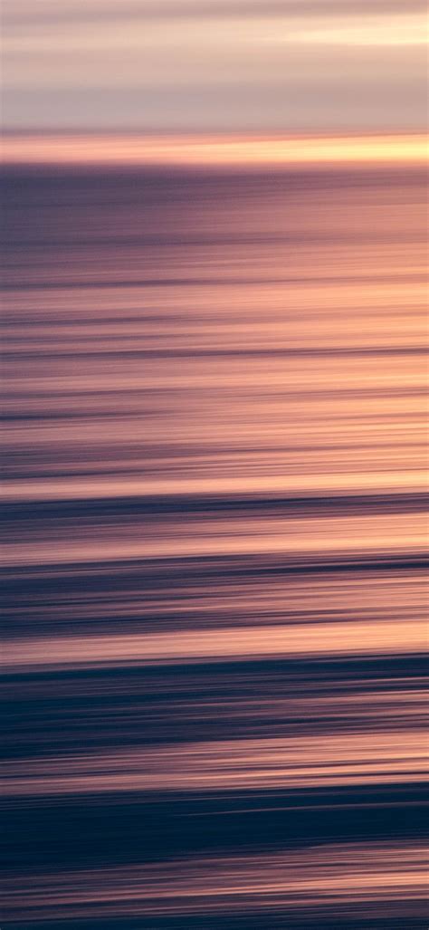 Seascape Wallpaper 4k Waves Sunset Ocean Pattern 5k Photography