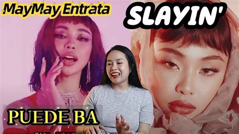 reaction puede ba maymay entrata feat viktoria music video youtube