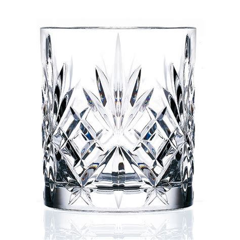 shop lorenzo melodia crystal double old fashioned glasses set of 6 on sale free shipping