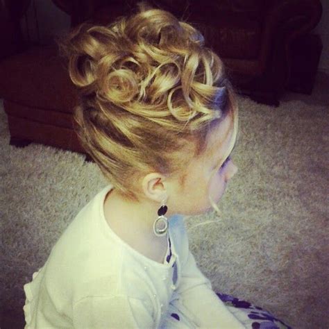 Daddy Daughter Dance Mom Came To Her Rescue Dance Hairstyles Kids