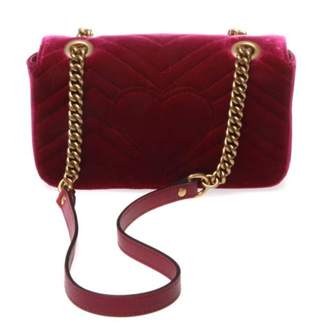 Gucci Gg Marmont Purple Velvet Shoulder Bag At 1stdibs Gucci Marmont