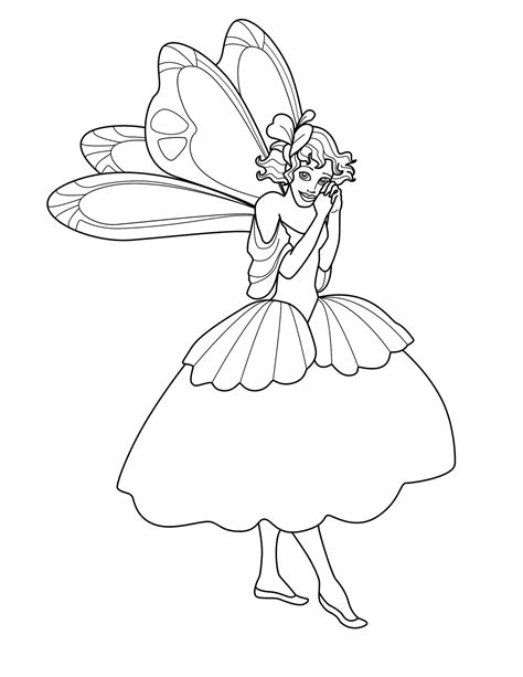 Coloring Anime Fairy Coloring Pages