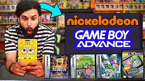 This Box Was Filled With Nickelodeon Nintendo Gameboy Advance Games