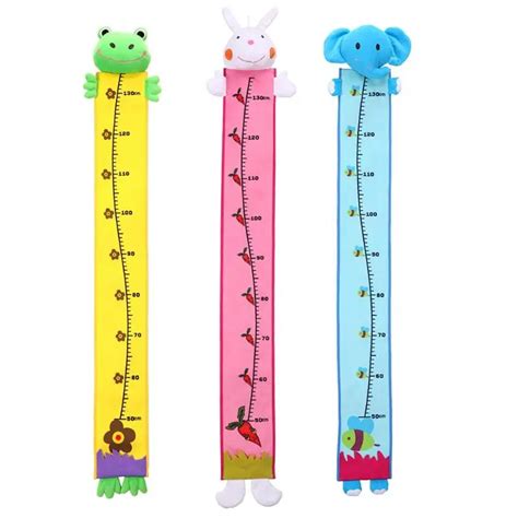 2019 Children Kids Height Cartoon Wall Hanging Ruler Sticker Home