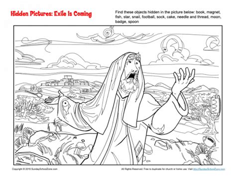 Jeremiah Coloring Page