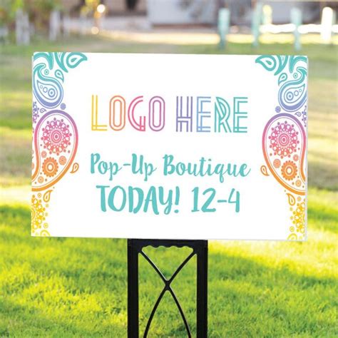 Pop Up Boutique Yard Sign Pop Up Lula Yard Sign Open House