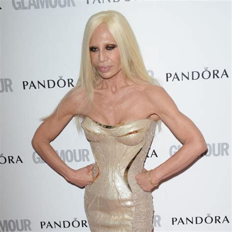 Donatella Versace En Los Glamour Women Of The Year Awards De Londres Premios Glamour