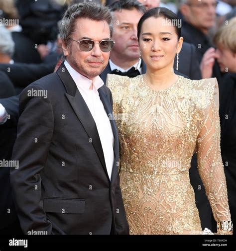 Cannes France 17th May 2019 Cannes France May 17 Jean Michel Jarre And Gong Li Attends