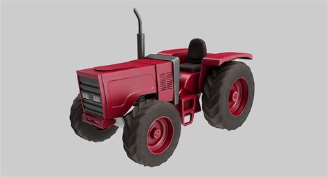 Tractor 3d Model 3d Model 49 Ma Fbx Free3d
