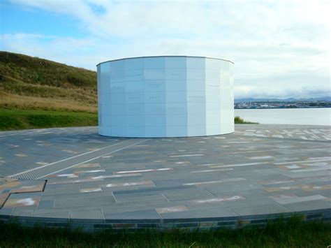 The Imagine Peace Tower In Viðey Island By Reykjavík In Iceland John