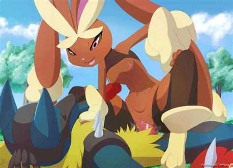 Agnph Gallery Animated Anthro Breasts Female Lopunny Lucario Male Masterploxy Mega