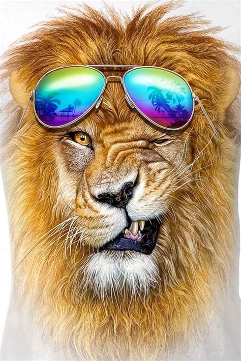 You can download free fire png images with transparent backgrounds from the largest collection on pngtree. Winking Lion Cool Men T-shirt for Sale. Summer, Fun ...
