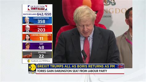 Uk Election 2019 Boris Johnson Wins Parliamentary Elections Youtube