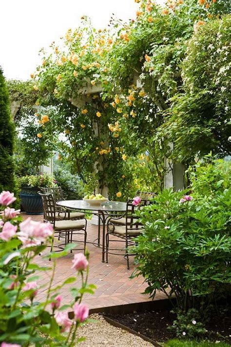 French Country Garden Secluded Patiobeautiful