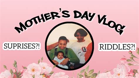 A few mother's day riddles to celebrate fun! Mother's Day Vlog 2020 | Quarantined Suprises & Riddles ...