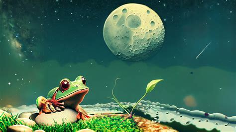 Cool Frog Hd Landscape Digital Art Wallpaper Hd Artist 4k Wallpapers