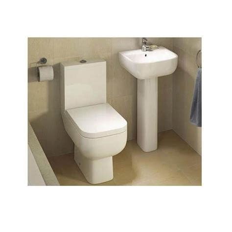 Rak Series 600 Space Saving Bathroom Suite With Short Projection Toilet