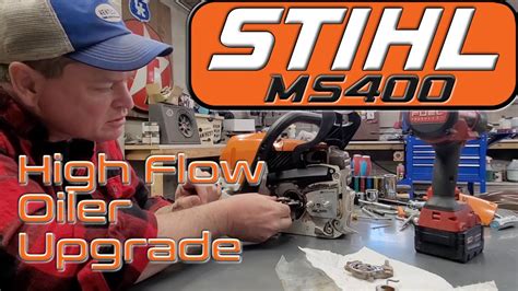 Stihl Ms400 Gets Upgraded To High Flow Oiler 400 362 460 440 Youtube