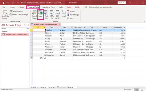 1. Import Data dari Excel ke Access