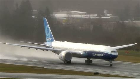 Boeing 777 9 Takes To The Skies