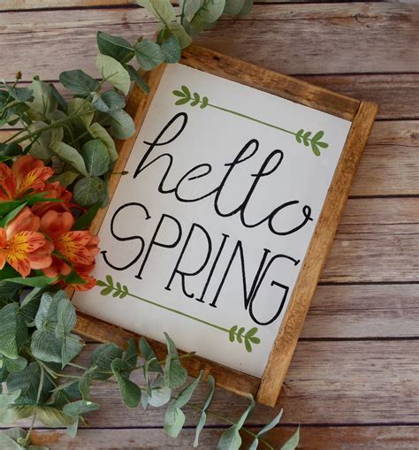 Spring Sign Nelsrusticsigns Spring Decor Diy Spring Signs Spring