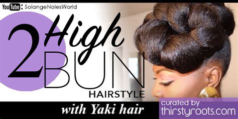 High afro bun you can style your afro curls up in a high afro bun, to seat at the crown of your head. 6 Easy Updo High Bun Hairstyle Tutorials for Black Women