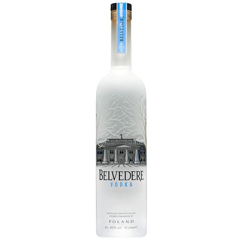 Belvedere Pure Vodka Illumination Bottle 6 Litre Bottle Butler