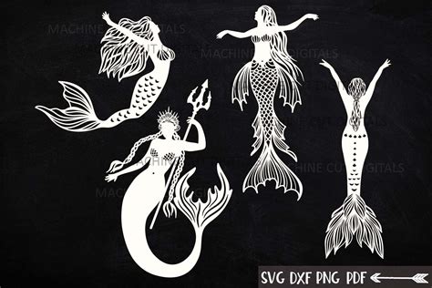 Mermaids Silhouette Bundle Graphic By Cornelia · Creative Fabrica