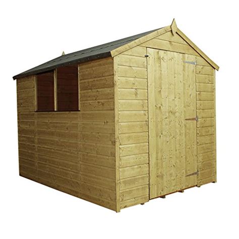 Buy 8x6 Wooden Garden Storage Shed Shiplap Construction Pressure