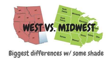 Biggest Differences Between The Midwest And West Coast Youtube