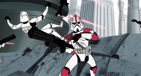 Clone Wars Animated Series Commander Fordo Star Wars Drawings Star