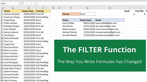 Excel FILTER Function Is This The Best Excel Function YouTube