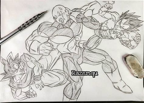 Like and share this video and please check out more of our easy drawing tutorials so you can learn how to get better at drawing. Vegeta and Goku vs Jiren sketch | Dbz art, Goku drawing, Dragon ball