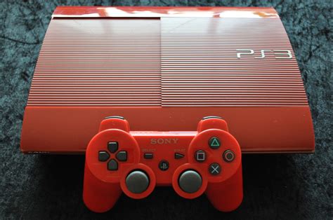 Playstation 3/PS3 Limited Edition 500GB Super Slim Red Console ...